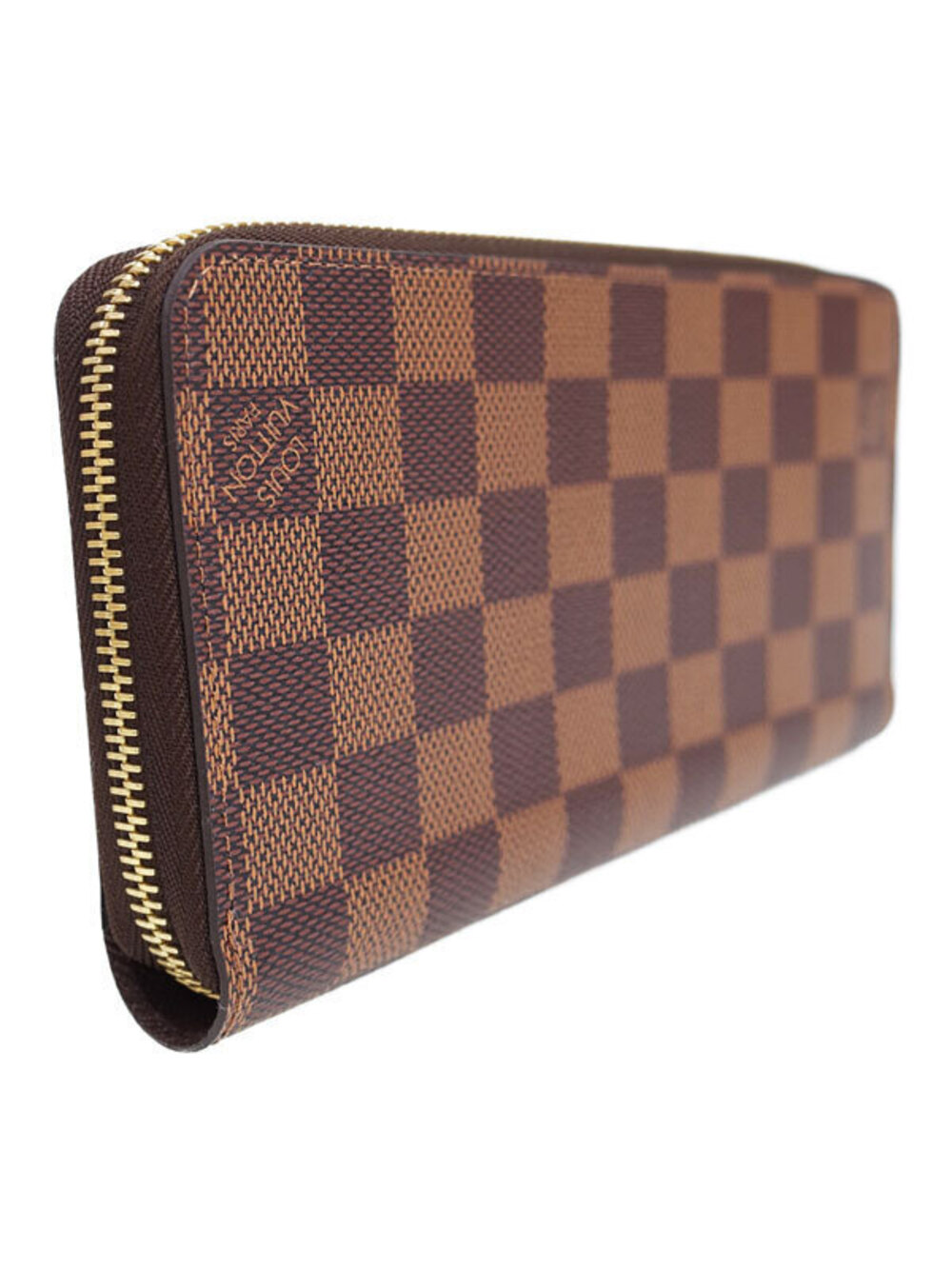 Louis Vuitton Wallet Damier Zipper Long Round Zippy Brown